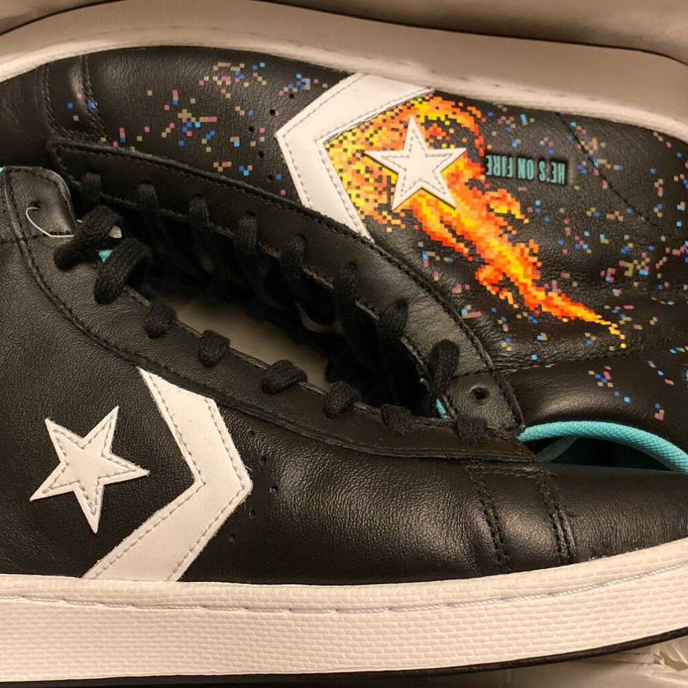 Converse NBA Jam x Pro Leather High 'He's On Fire!'